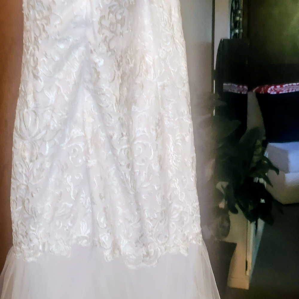 Elegant White Lace Dress